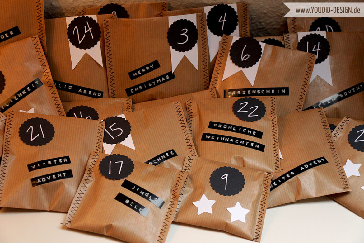 DIY Adventskalender | www.youdid-design.de DIY Adventskalender | www.youdid-design.de