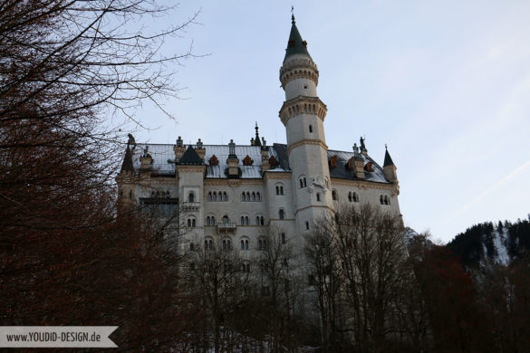 Schloss Neuschwanstein in der Dämmerung | www.youdid-design.de