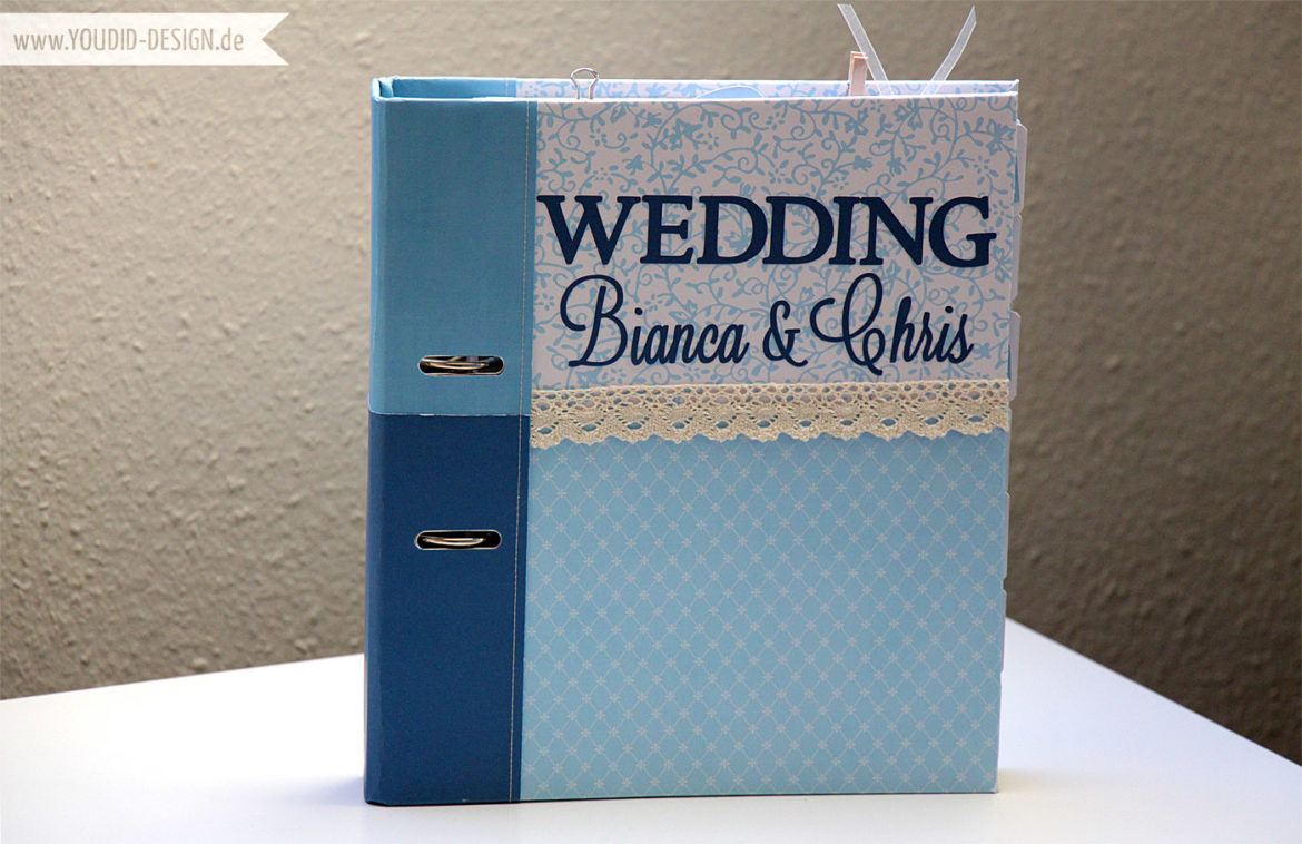 Wedding Planner with printable Scrapbooking Paper| www.youdid-design.de
