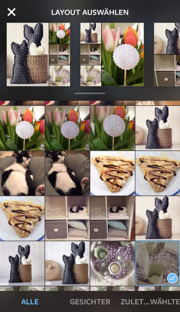 Layout die neue App für Instagram Collagen | www.youdid-design.de