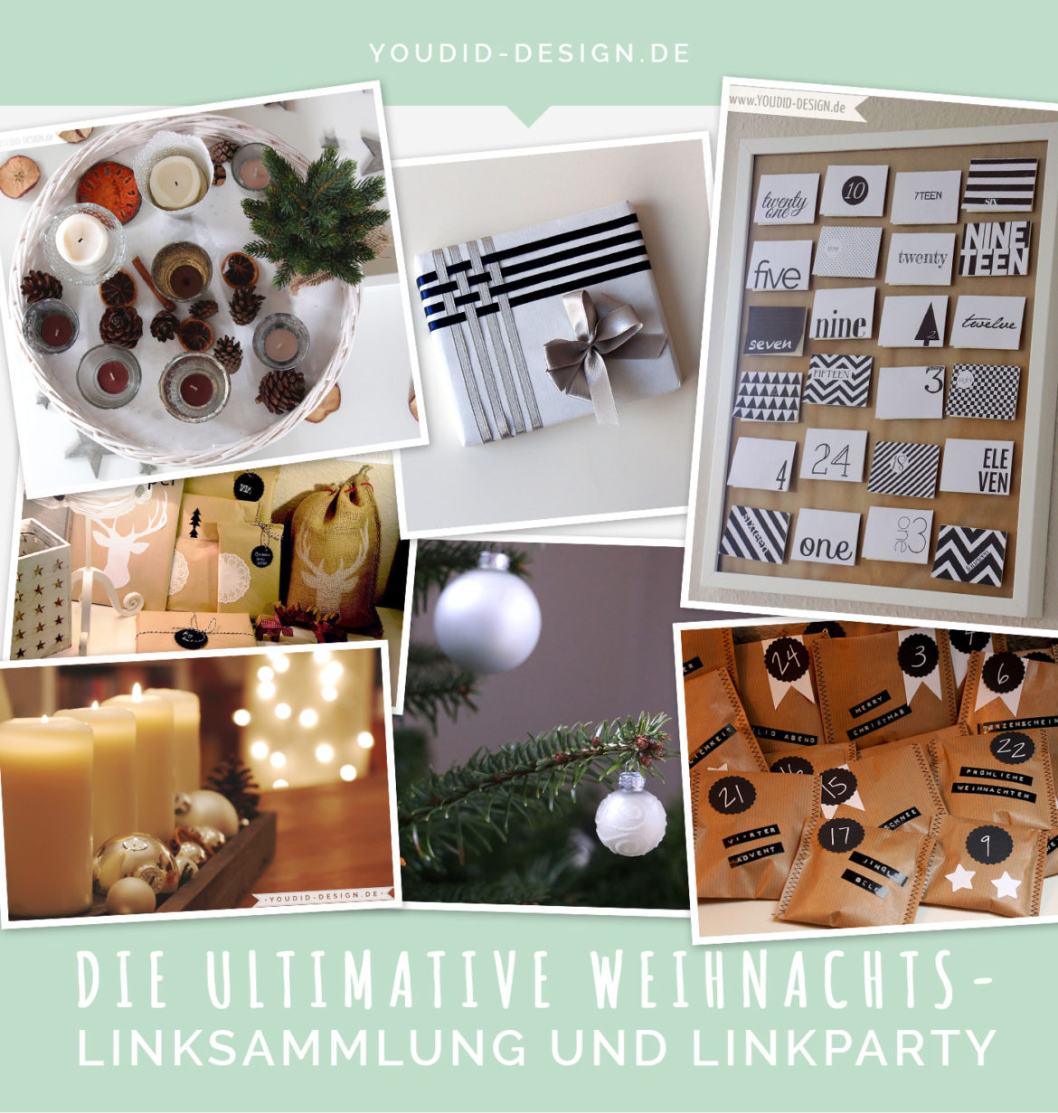 Linksammlung und Linkparty Weihnachten – Xmas RoundUp 2015 | www.youdid-design.de Linksammlung und Linkparty Weihnachten - Xmas RoundUp 2015 | www.youdid-design.de
