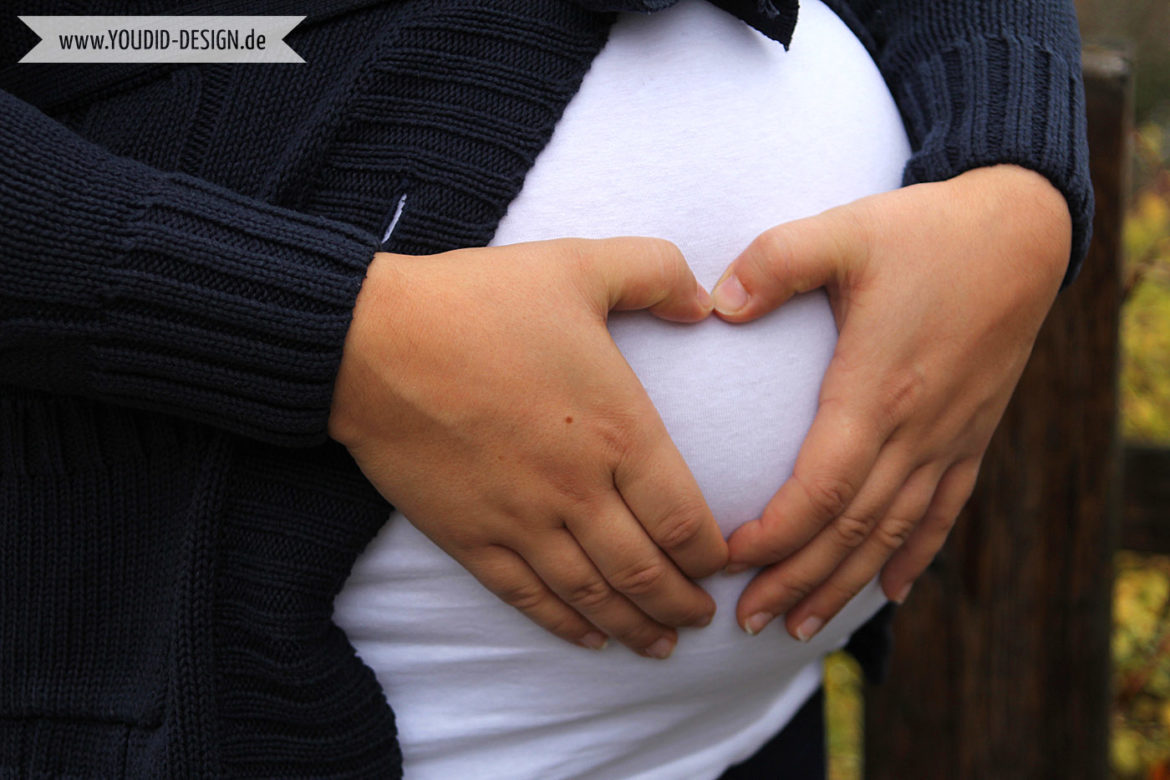 Maternity Shooting Heart Herz Babybauch | www.youdid-design.de