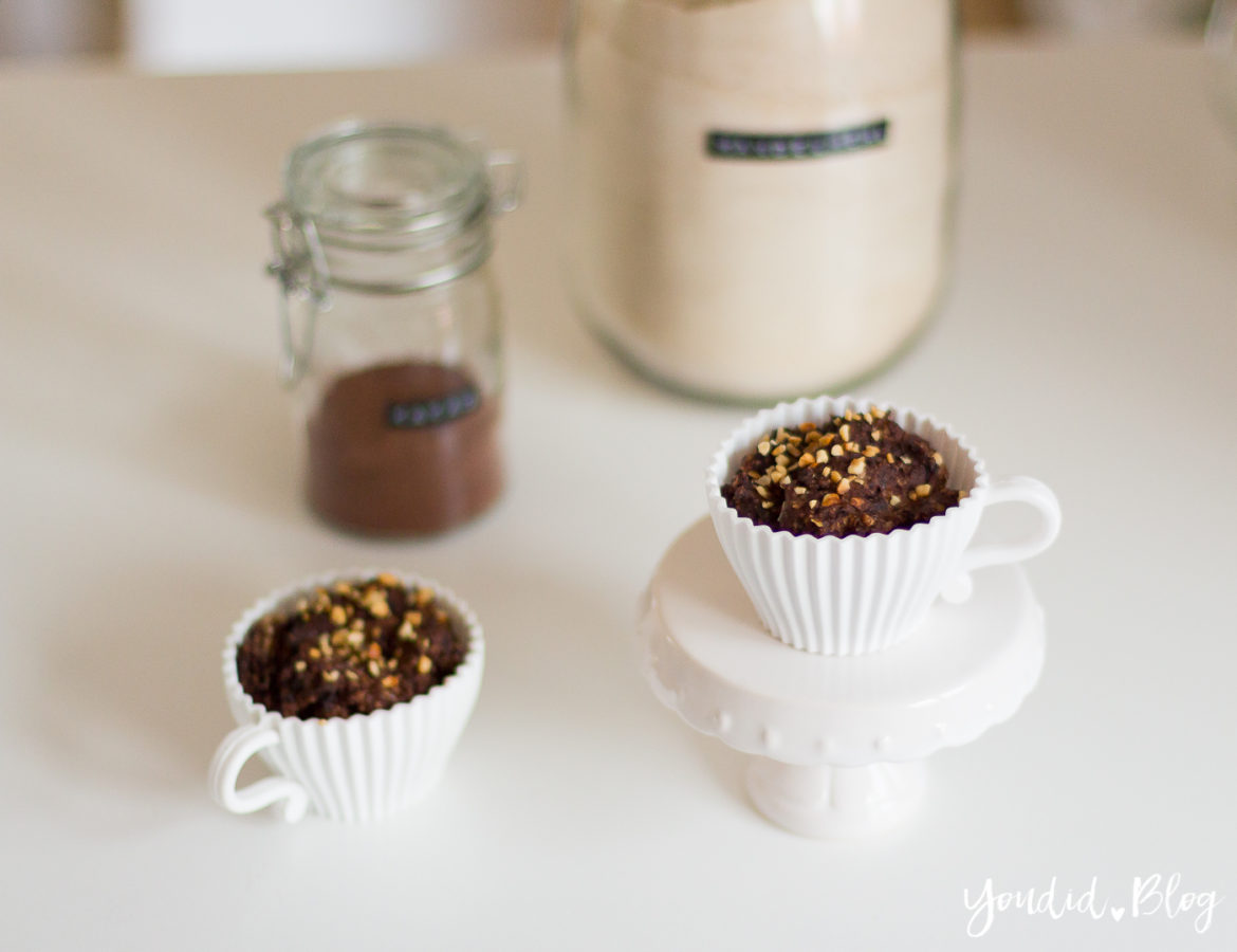 1 Minute Low Carb Schokoladen Tassenkuchen | https://youdid.blog