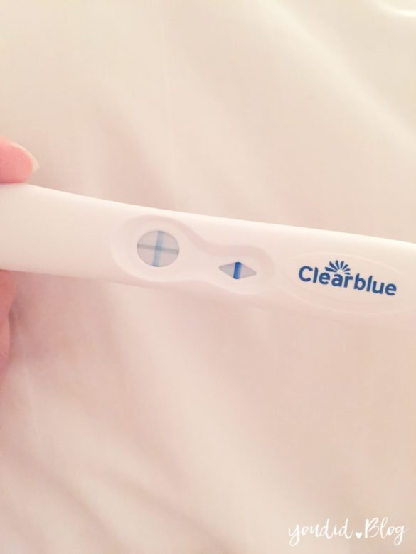 Bin ich schwanger - Clearblue Schwangerschaftstest ablesen eindeutig positiv | https://youdid.blog