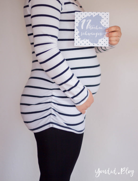 17. Schwangerschaftswoche Schwangerschaftsupdate Baby Belly Babybauch Baby Bump | https://youdid.blog