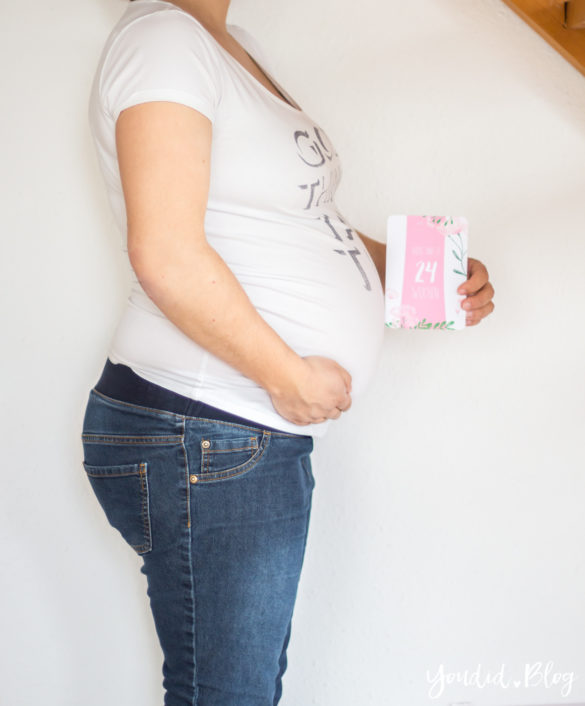 24. Schwangerschaftswoche Schwangerschaftsupdate Babybauch Baby Bump Bauchfotos | https://youdid.blog