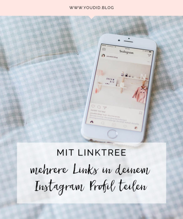 Mit Linktree mehrere Links in deiner Instagram Bio teilen | https://youdid.blog
