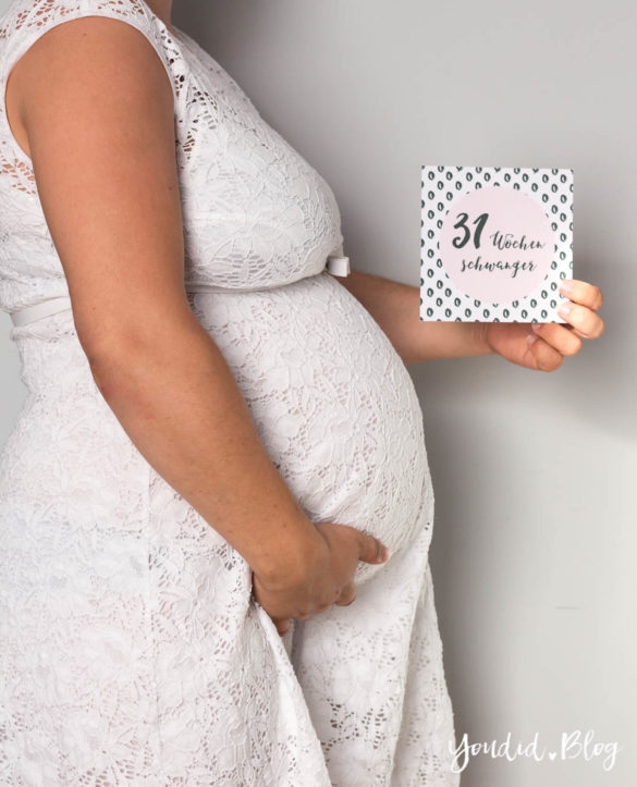 31. Schwangerschaftswoche Schwangerschaftsupdate Babybauch Baby Bump Bauchfotos Baby Belly Pregnancy Journal | https://youdid.blog