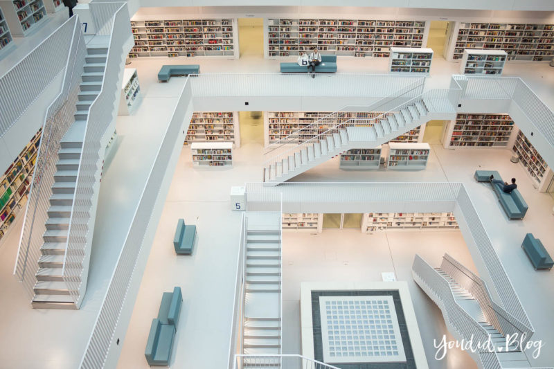 Architektur Stadtbücherei Stuttgart Bibliothek Library | https://youdid.blog