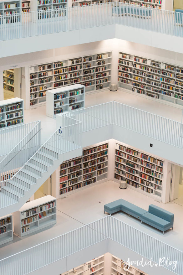 Stadtbücherei Stuttgart Bibliothek Library Grandiose Architektur | https://youdid.blog