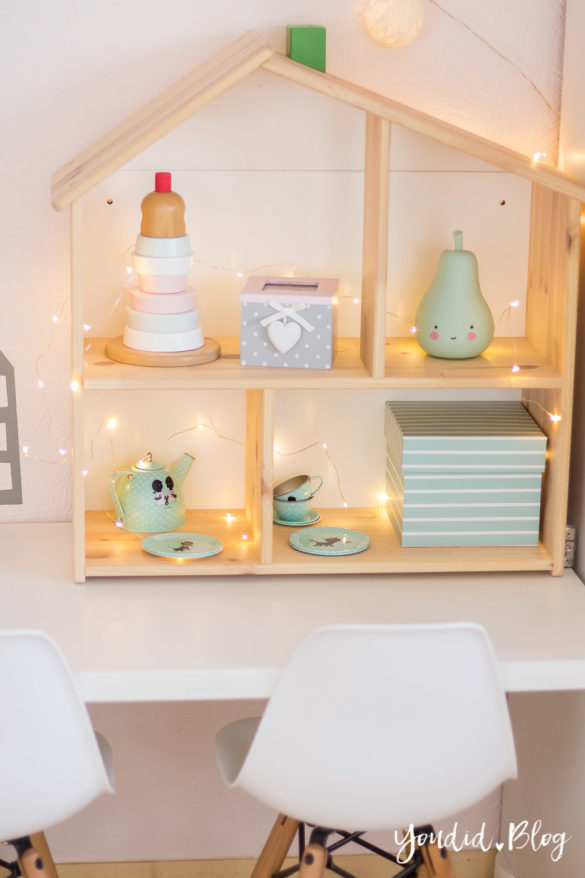 nordic kidsroom skandinavisches Kinderzimmer IKEA Puppenhaus Flisat | https://youdid.blog