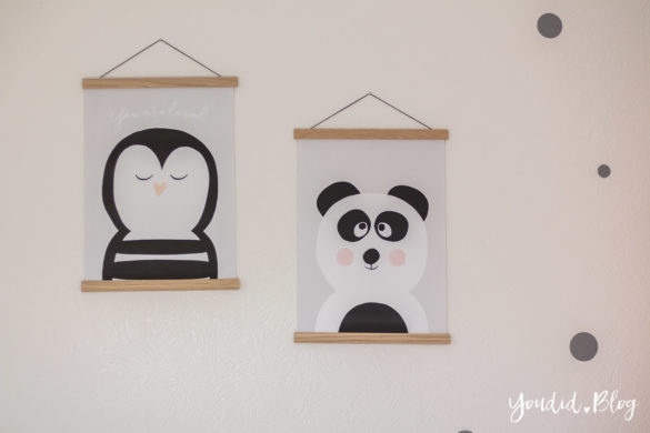 nordic kidsroom skandinavisches Kinderzimmer Prints Panda Pinguin | https://youdid.blog