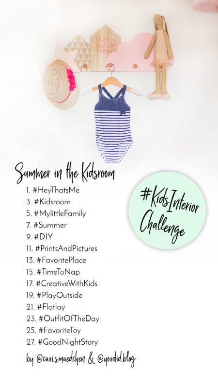 Instagram Kidsinteriorchallenge die zweite Instagramchallenge zum Thema Kinderzimmer | https://youdid.blog