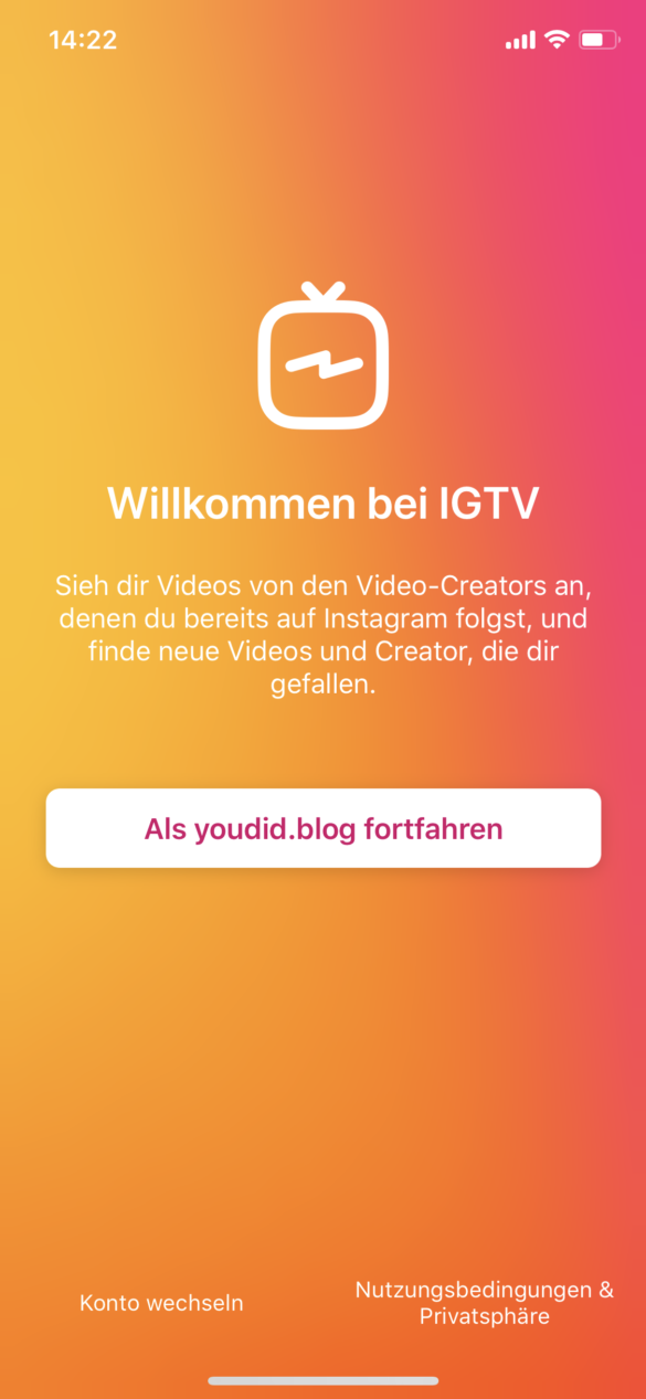 IGTV Anleitung - So funktioniert die neue Instagram Funktion Tutorial - Neuer Youtube Konkurrent - HowTo Instagram TV Guide | https://youdid.blog
