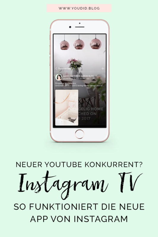 IGTV Anleitung - So funktioniert die neue Instagram Funktion Tutorial - Neuer Youtube Konkurrent - HowTo use Instagram TV Guide | https://youdid.blog