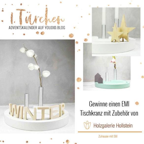 Special Adventskalender auf Youdid.Blog Gewinnbild Gewinne einen EMI Kranz Holzgalerie Hollstein | https://youdid.blog