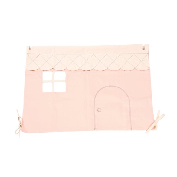 loullou spielbogen dollhouse puppenhaus aus stoff rosa kidswoodlove | Special Blog Adventskalender auf https://youdid.blog