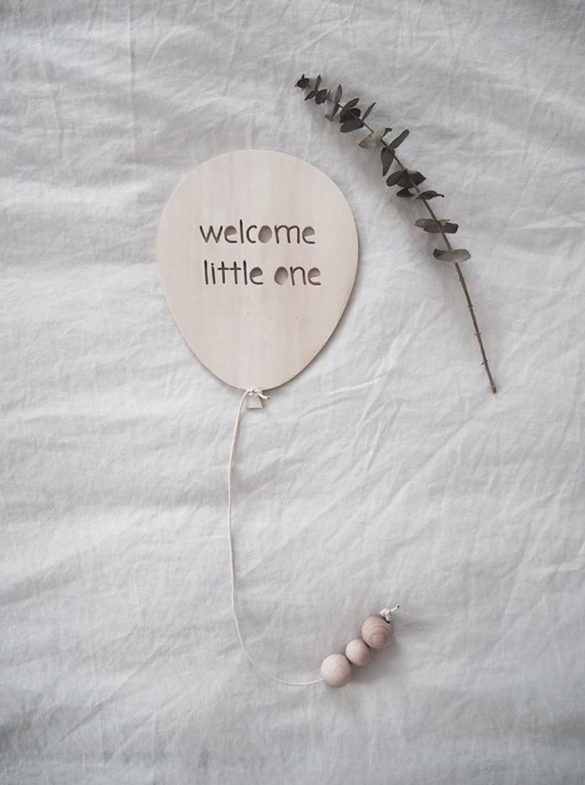 luftballon welcome little one woodmaid | Special Blog Adventskalender auf https://youdid.blog