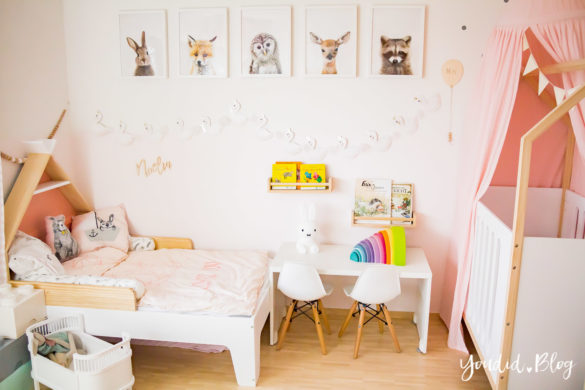Ein Hausbett selber bauen oder auch nicht - Kinderzimmer Makeover mit Vertbaudet scandi kidsroom nursery | https://youdid.blog