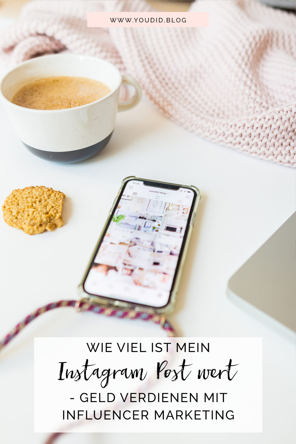 Wie viel ist mein Instagram Post wert Geld verdienen mit Influencer Marketing Youdid